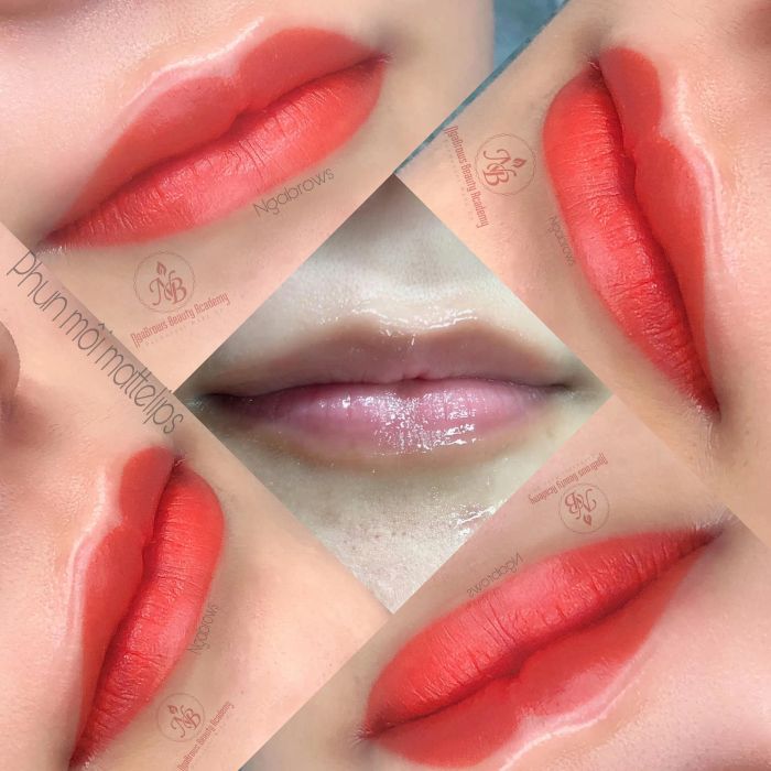 Hình ảnh thành phẩm phun môi tại Ngabrows Đà Nẵng (ảnh 1)