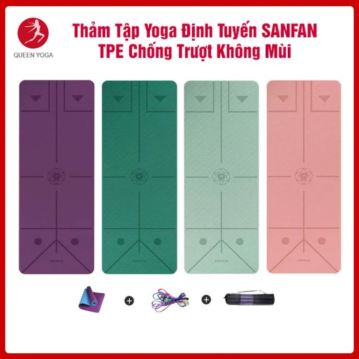 Bộ sưu tập thảm tập đa dạng tại Queen Yoga Việt Nam - Kết hợp hoàn hảo giữa chất lượng và thẩm mỹ