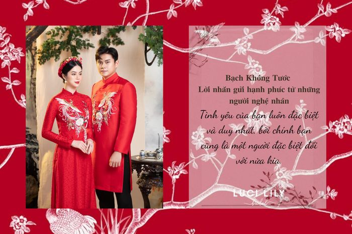 BST áo dài cưới tinh tế từ Áo dài Luci