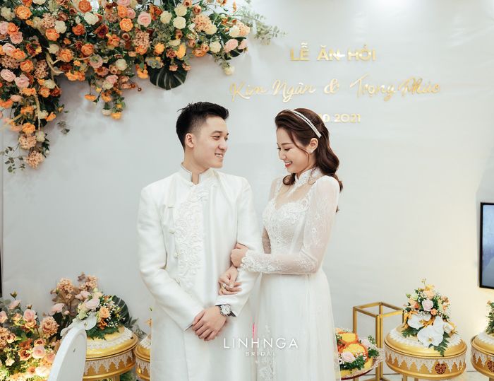 BST áo dài cưới tinh tế từ Linh Nga Bridal