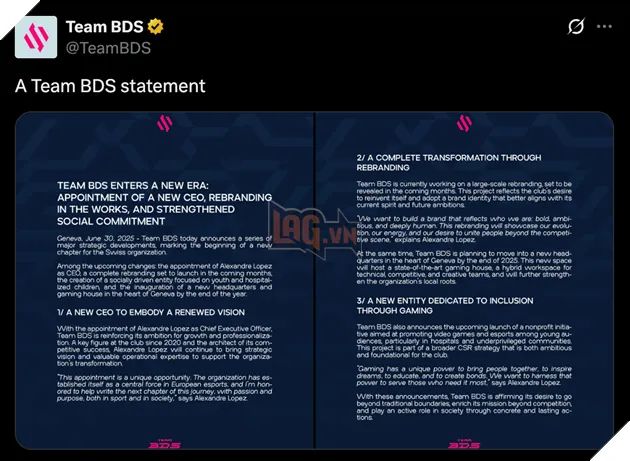 Team BDS chuẩn bị ra mắt quỹ hoạt động vì cộng đồng không vì mục tiêu lợi nhuận