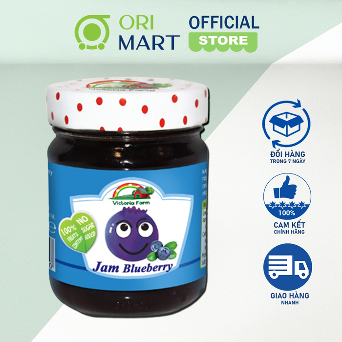 Mứt Việt Quất Victoria Farm Jam Blueberry ảnh 1