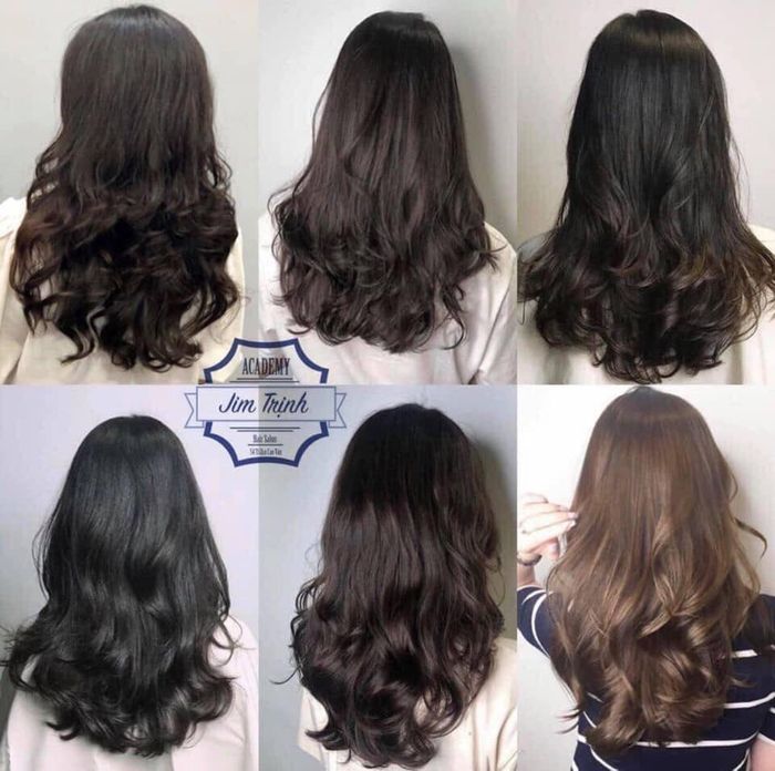 Hình ảnh tóc uốn nghệ thuật tại Viện Tóc Jim Trịnh