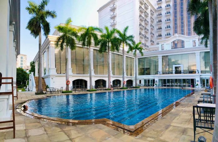 Ảnh 1: Indochine Palace - Kiến trúc Đông Dương đẳng cấp giữa khu vườn xanh