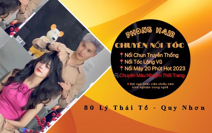Không gian hiện đại và những tác phẩm tóc nghệ thuật tại Phong Hair Salon