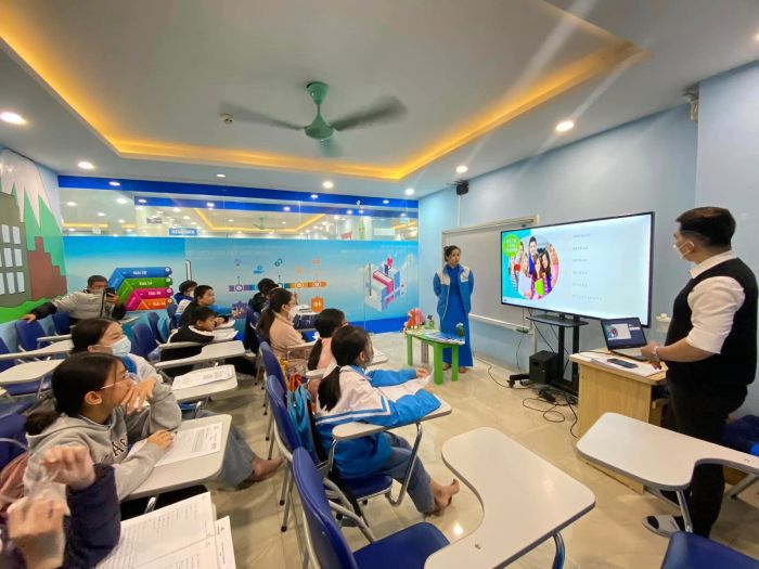 Giờ học tương tác cùng giáo viên bản ngữ tại Ocean Edu