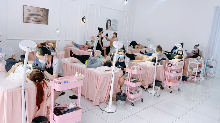 Hình ảnh kết quả phun xăm thực tế tại Thiên Ngân