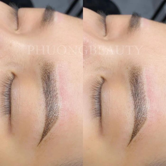 Kết quả phun xăm ấn tượng tại Phương Beauty Academy