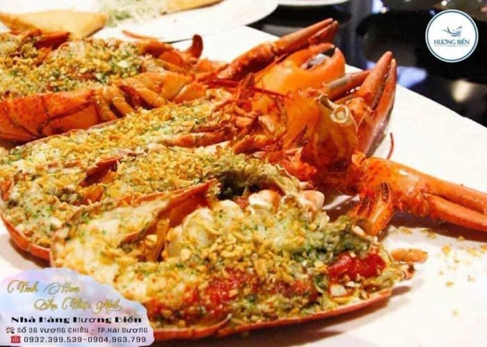 Hải sản tươi sống tại Hương Biển