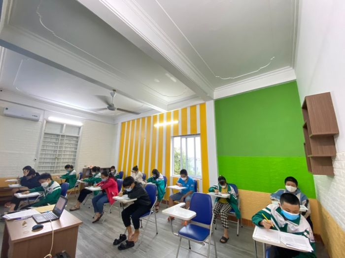 Không gian học tập hiện đại tại Học Viện Anh Ngữ A Plus