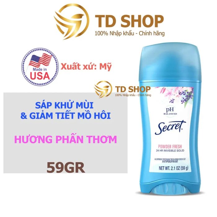 Sáp Khử Mùi Secret - Hình ảnh 2