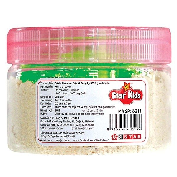 Khám phá thêm hình ảnh bộ cát động lực Star Kids K-311-K317