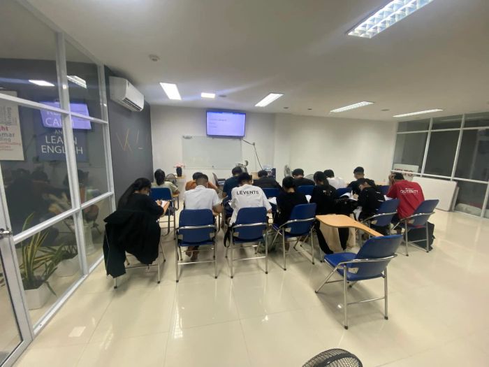 Không gian học tập hiện đại tại Trung tâm Anh ngữ Bright