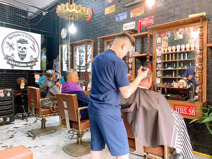 Tác phẩm nghệ thuật tạo mẫu tóc nam tại Thái Barber & Accessories - Ảnh 3
