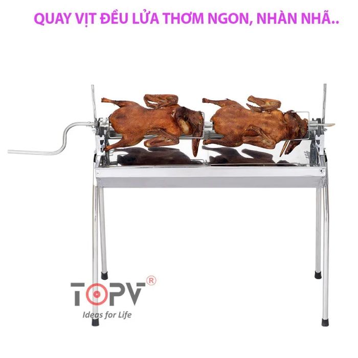 Ảnh Minh Họa Bếp Nướng Than Hoa TOPV 2 in 1 1