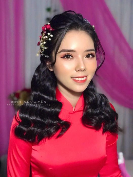 Hình ảnh cô dâu lộng lẫy từ bàn tay nghệ nhân Đinh Ngọc Yến