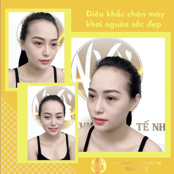 Hình ảnh kết quả phun xăm thực tế tại Thẩm Mỹ Quốc Tế Như Ý
