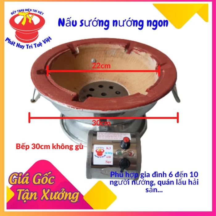 Hình Ảnh Bếp Than Điện Trí Việt 1