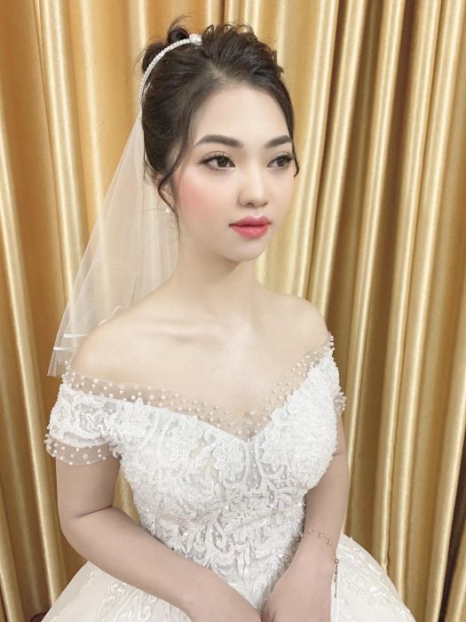 Hình ảnh cô dâu thanh thoát tại Phiêu Wedding
