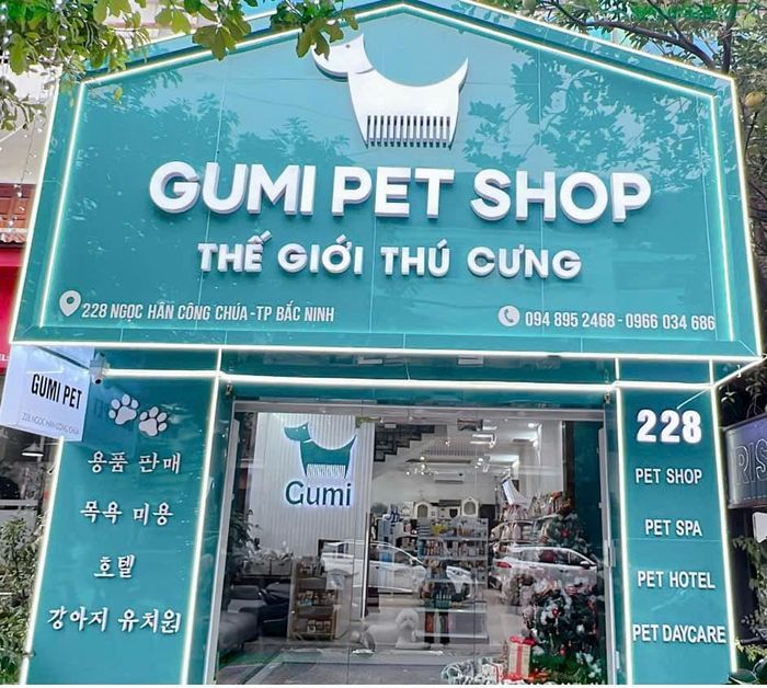 Không gian ấm cúng tại Gumi Pet Shop