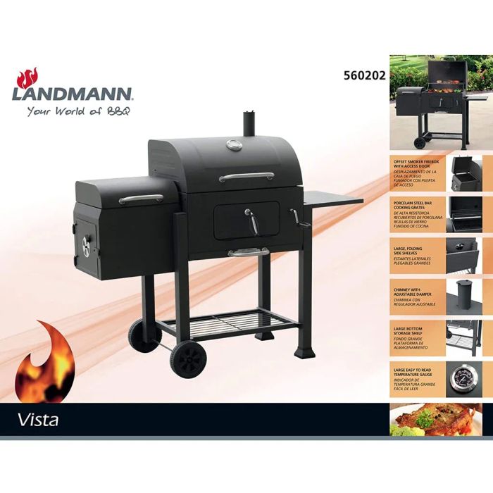 Ảnh Minh Họa Bếp Nướng Than Hoa Landmann LM212 2