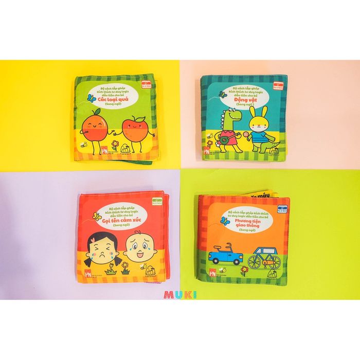 Trải nghiệm thực tế với sách vải song ngữ Mix & Match