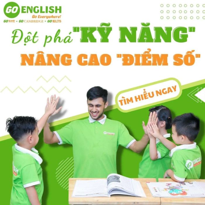 Không gian học tập tại GO ENGLISH với giáo viên bản ngữ