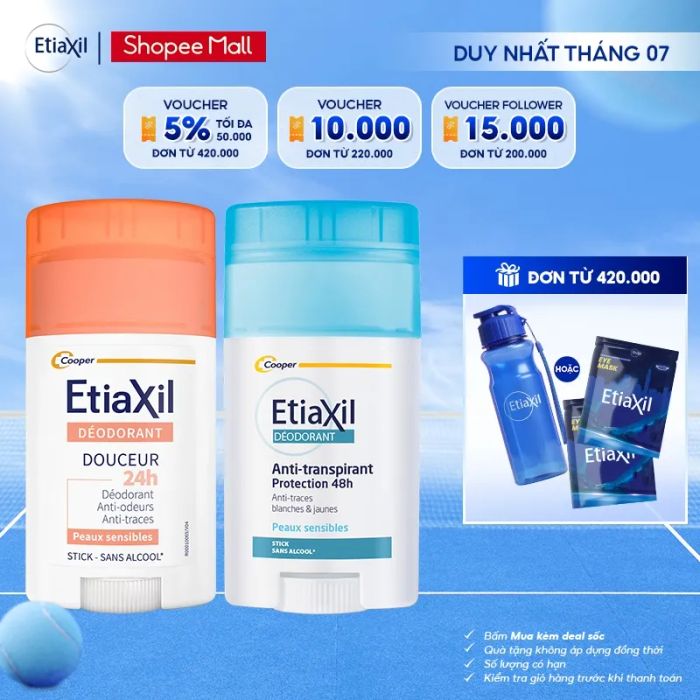 Sáp Khử Mùi Etiaxil - Ngăn Mồ Hôi Và Mang Lại Cảm Giác Khô Thoáng 48h - Hình ảnh 1