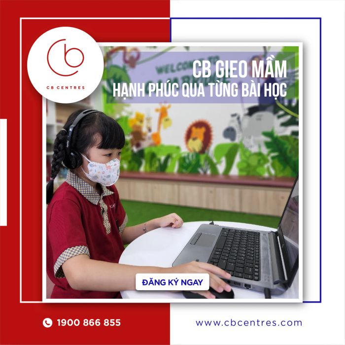 Hình ảnh minh họa của CB Centres, nơi học viên được trải nghiệm không gian học tập hiện đại và phương pháp giảng dạy hiệu quả, giúp họ nhanh chóng đạt được mục tiêu học Anh ngữ.