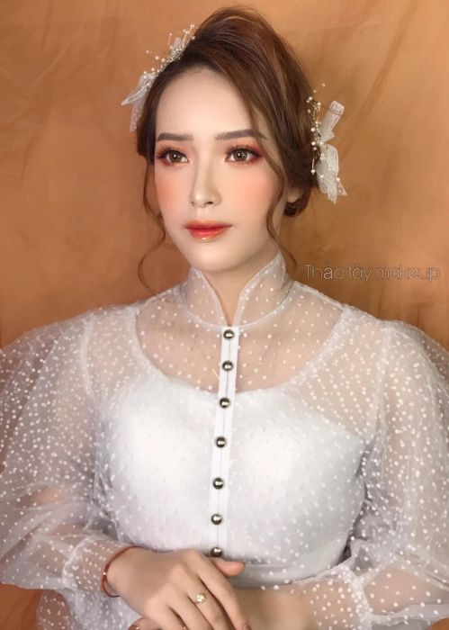 Hình ảnh cô dâu rạng rỡ tại Thảo Tây Makeup