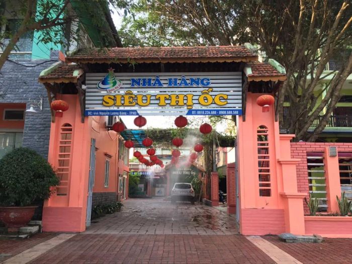 Không gian sang trọng tại Siêu Thị Ốc