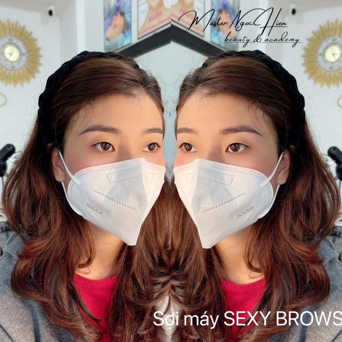 Kết quả điêu khắc chân mày tại Hiền's Brows