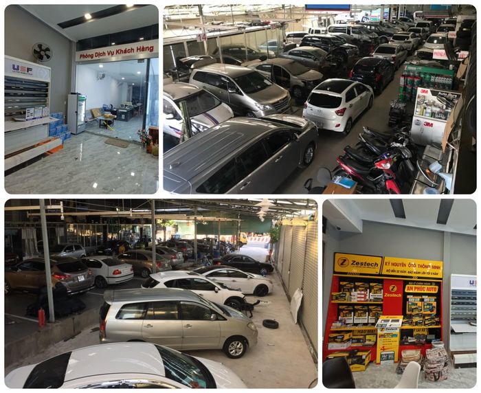 Hình ảnh đội ngũ kỹ thuật viên tay nghề cao tại Garage An Phúc
