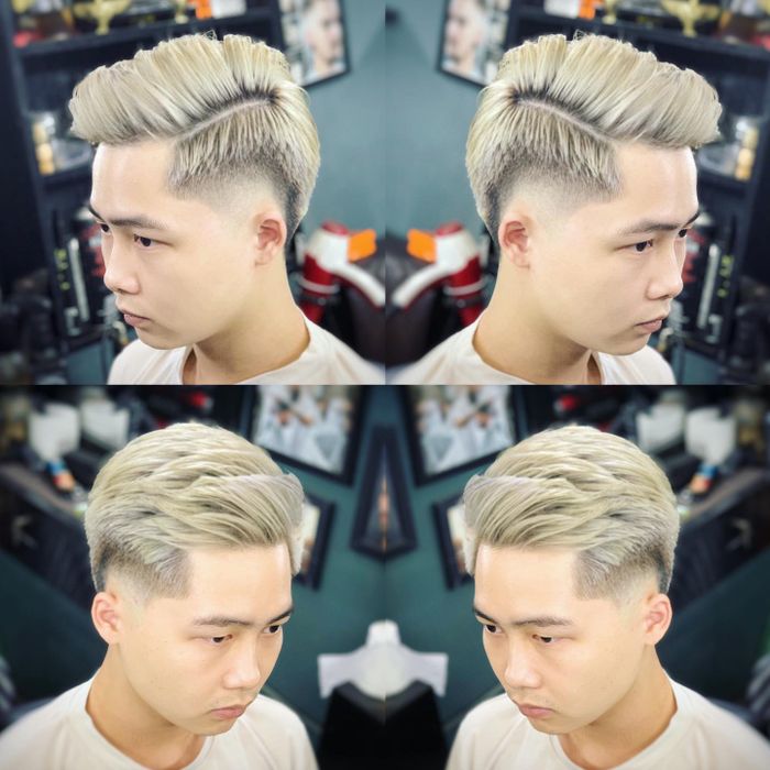 Hình ảnh quy trình cắt tóc chuyên nghiệp tại Hùng BarberShop