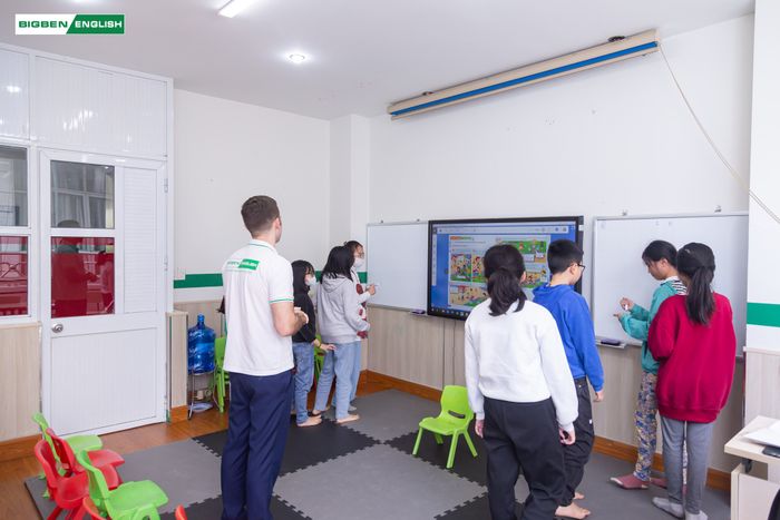 Không gian học tập hiện đại tại Bigben English