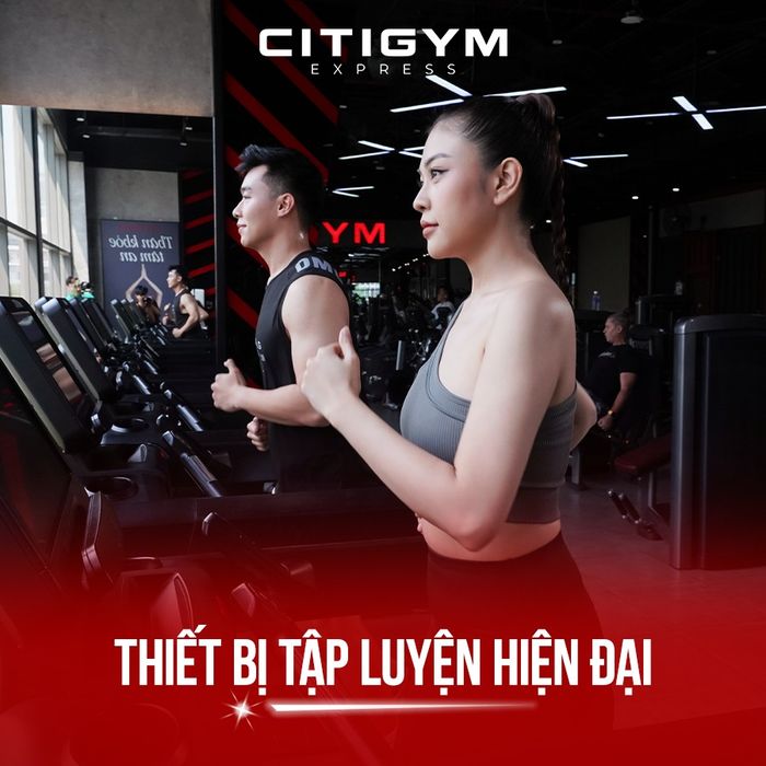Hình ảnh không gian tập luyện đẳng cấp tại CITIGYM