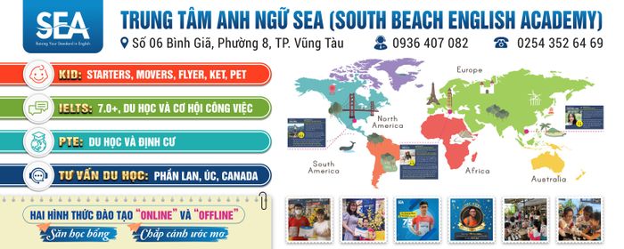 Môi trường học tập năng động tại SEA English Center