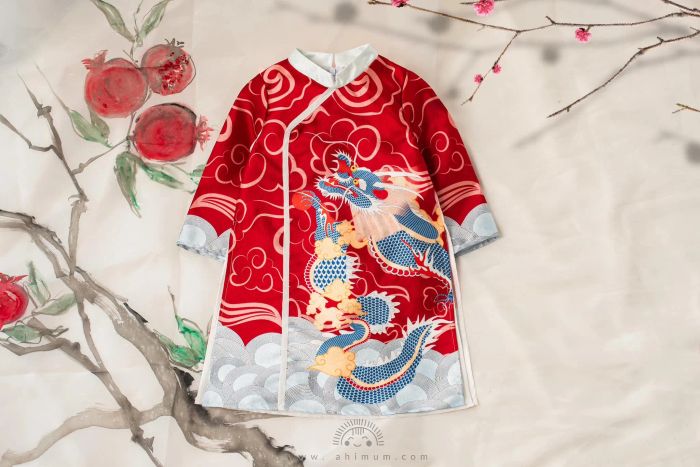 BST áo dài Tết lấp lánh tại Ahimum - Ảnh 1