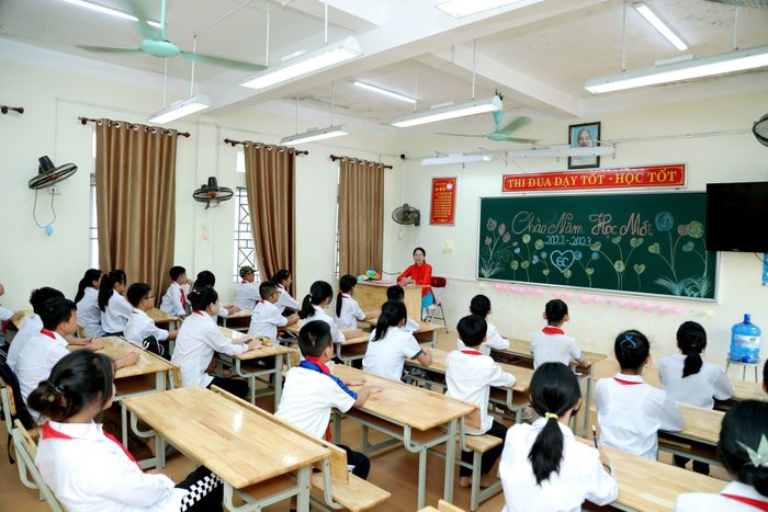 Hình ảnh khuôn viên Trường THCS Hòa Xá