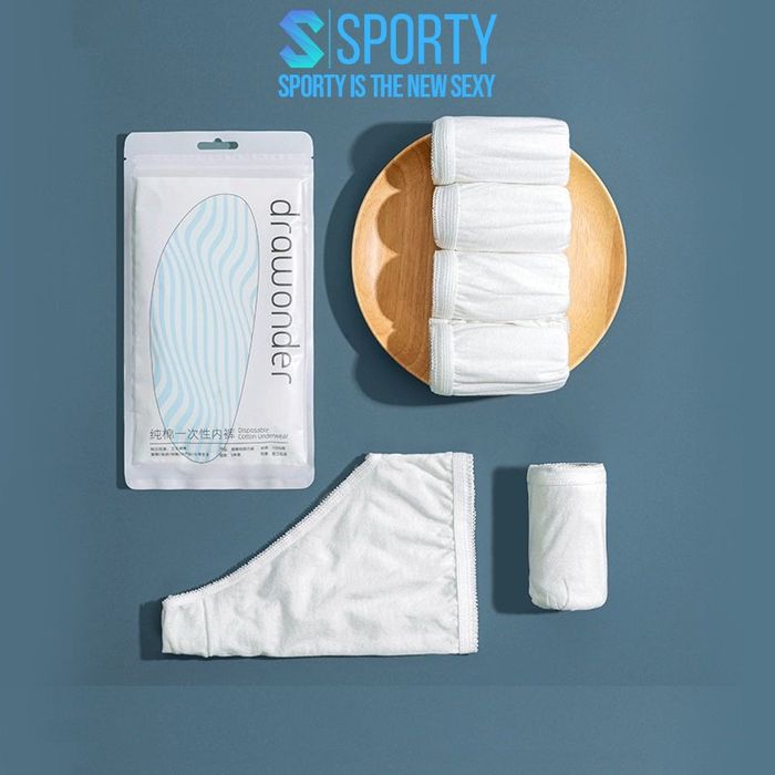 Quần Lót Bầu Giấy Sporty - Hình ảnh thực tế đa góc nhìn