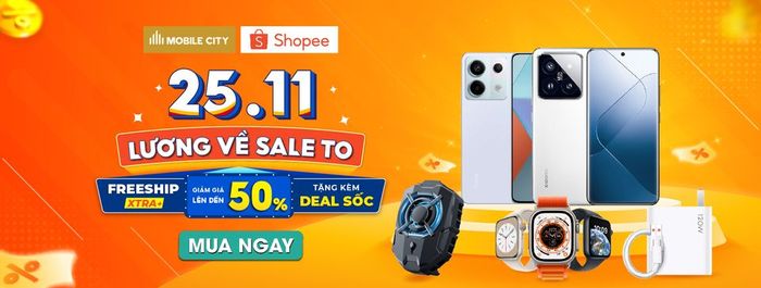 Không gian mua sắm hiện đại tại MobileCity