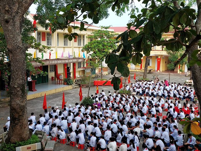 Hình ảnh hoạt động giảng dạy tại THCS Cao Thành