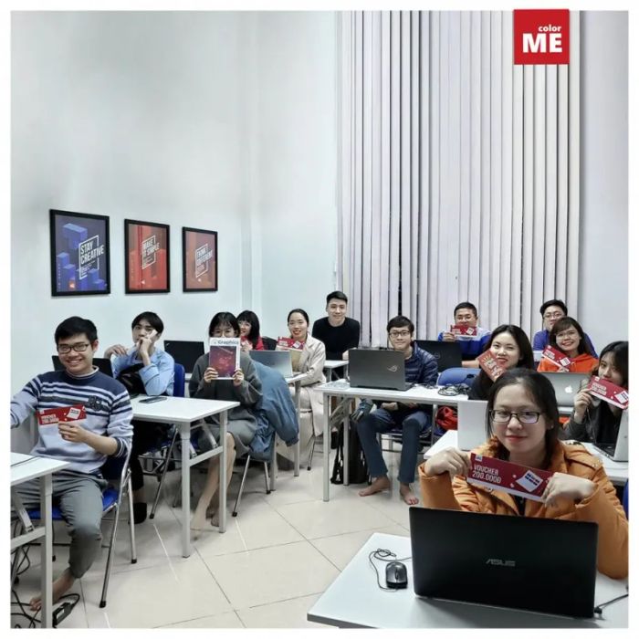 Không gian học tập sáng tạo tại Color Me