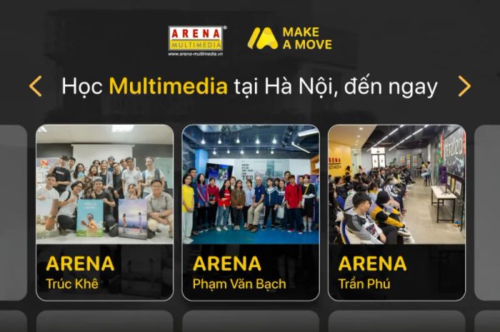 Không gian sáng tạo hiện đại tại Arena Multimedia
