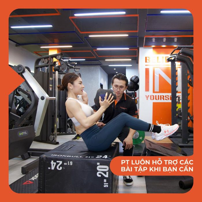 Hình ảnh không gian tập luyện hiện đại tại Sucsongmoigym