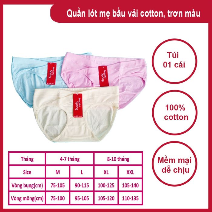 Quần Lót Bầu Beautiful Spring - Ảnh thực tế đầy màu sắc