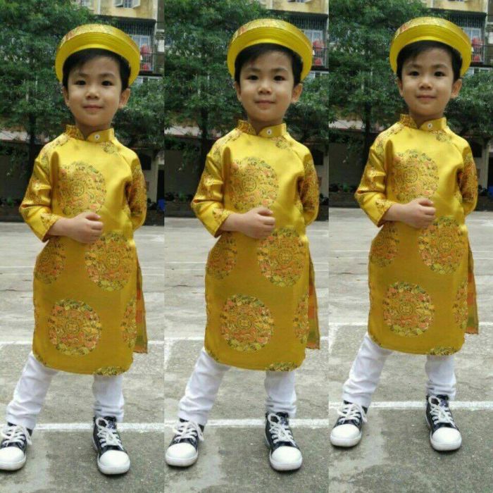 BST Áo Dài Tết 2024 - Sắc màu rực rỡ cùng họa tiết 3D độc đáo