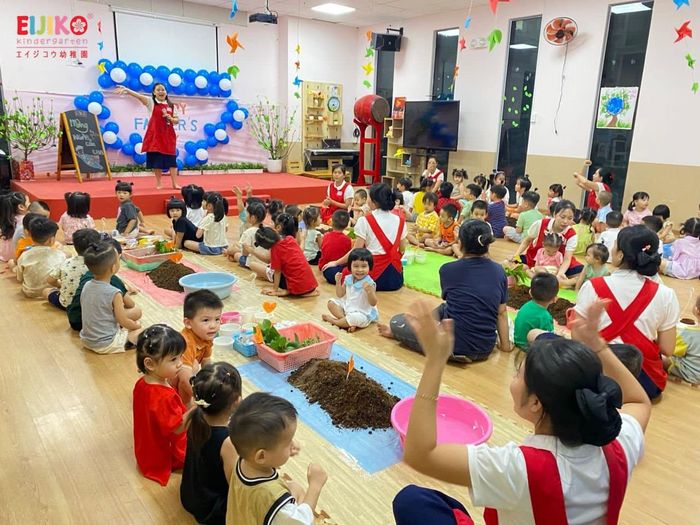 Góc học tập đầy cảm hứng tại trường mầm non EIJIKO