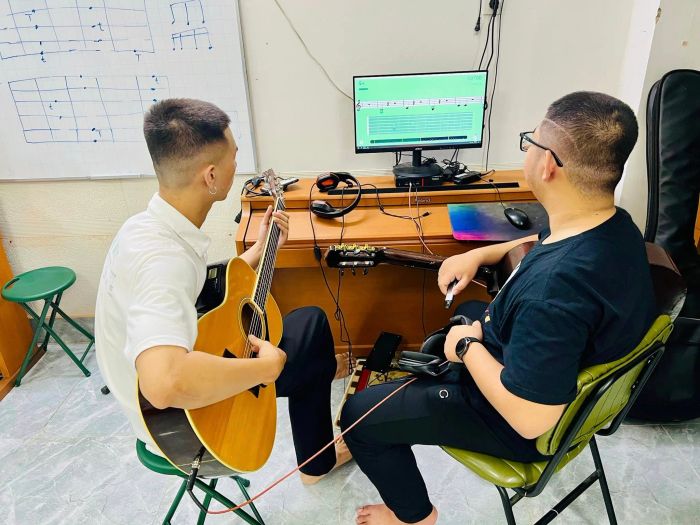 Hình ảnh không gian đào tạo tại TH Music