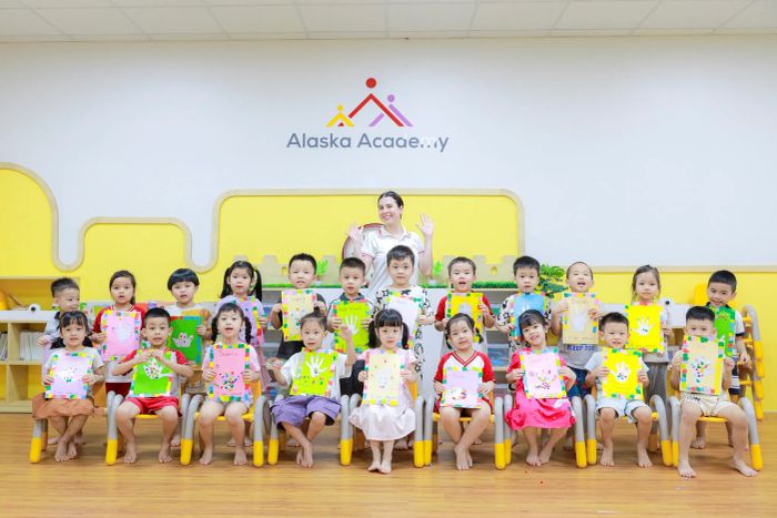 Hình ảnh thực tế tại Alaska Academy (Nguồn: Mầm Non Alaska Academy)